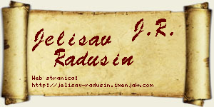 Jelisav Radusin vizit kartica